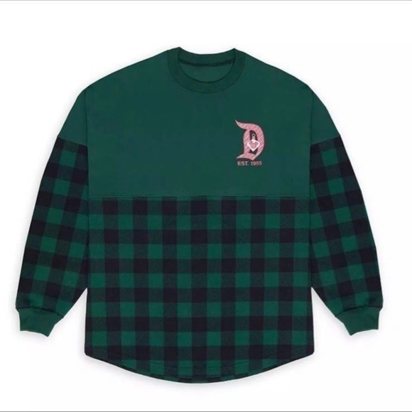 DISNEY DISNEYLAND MICKEY CHRISTMAS XMAS HOLIDAY SPIRIT JERSEY PLAID TARTAN CANDY - Picture 10 of 10